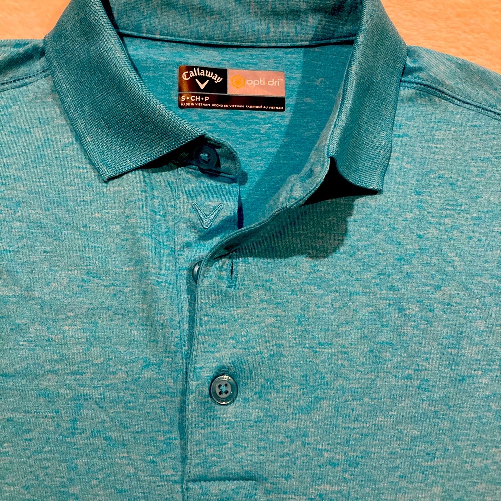 Men’s Callaway opti drt polo shirt size S